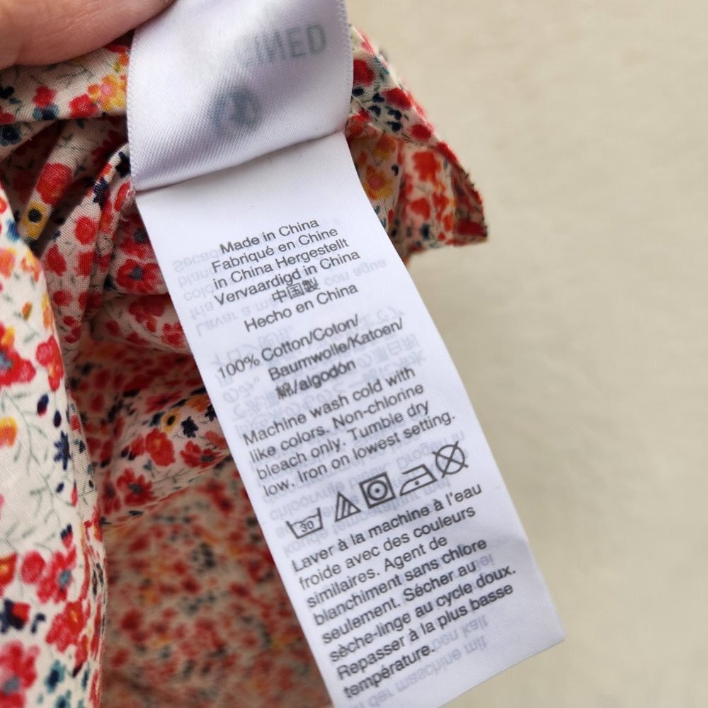 J. Crew Liberty of London Phoebe Floral Top - Picture 8 of 8